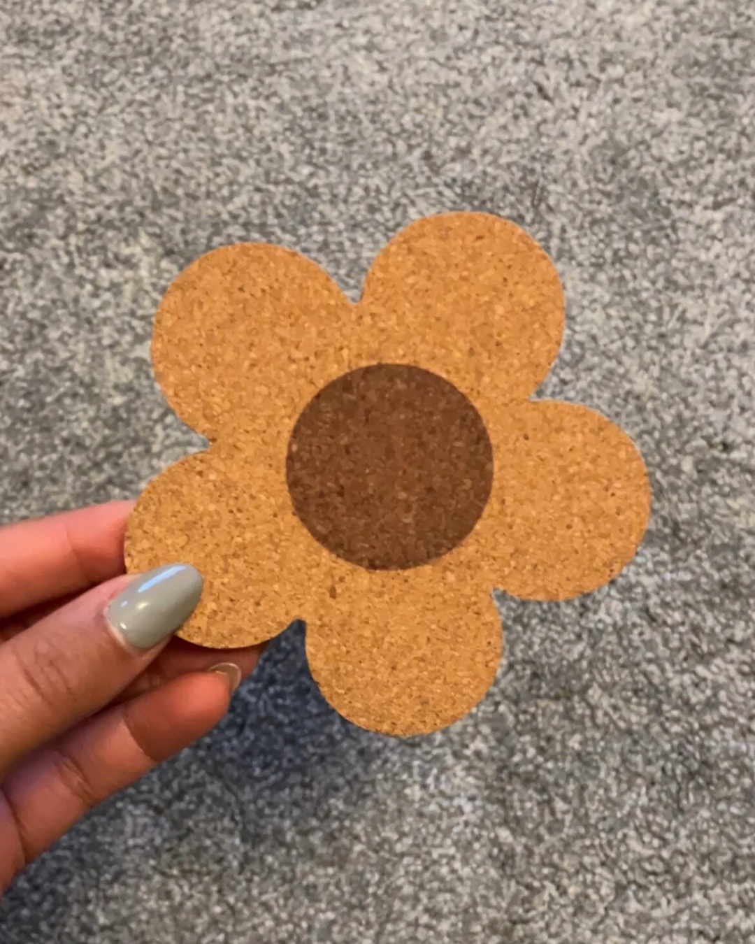 Daisy Cork Coaster