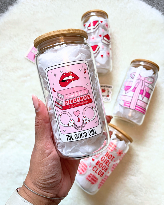 Good Girl Tarot Glass Can