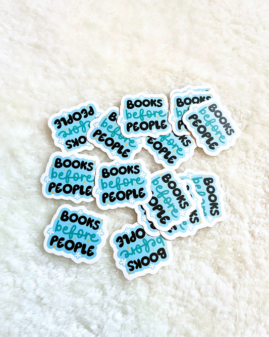 Books Over People Sticker