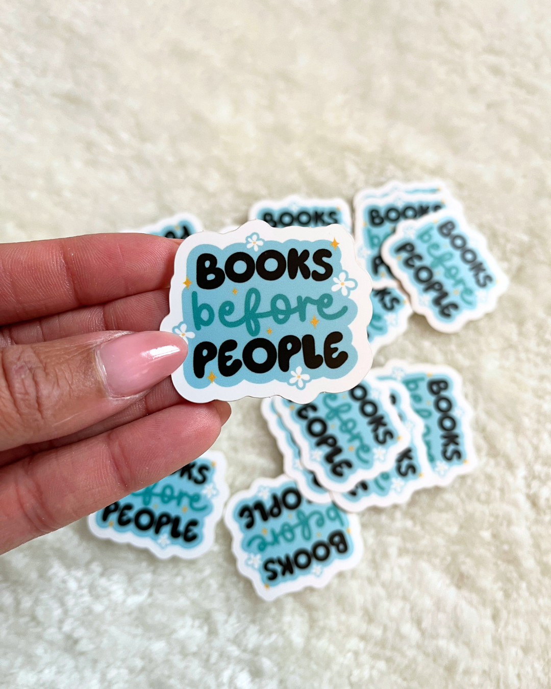 Books Over People Sticker