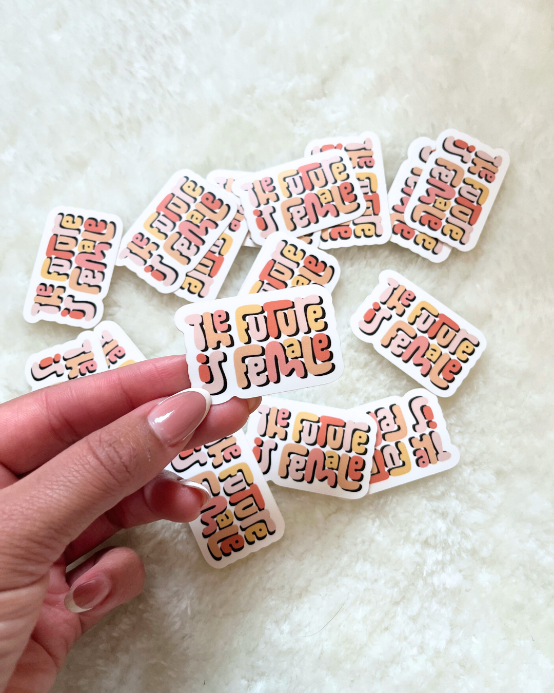 The Future Is Female Sticker