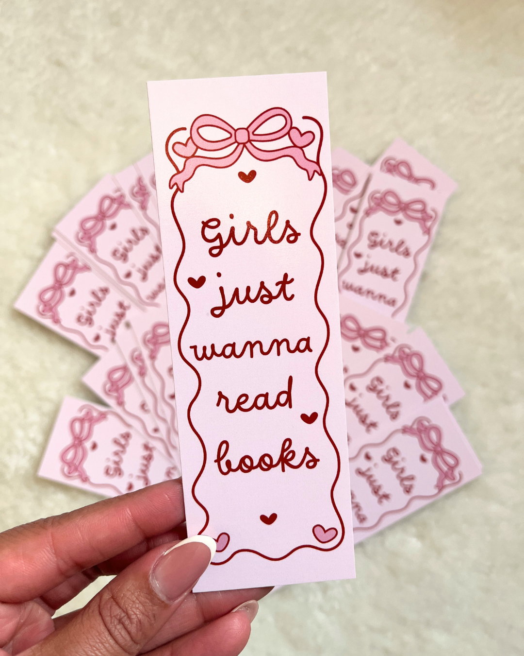 Girls Just Wanna Read Bookmark