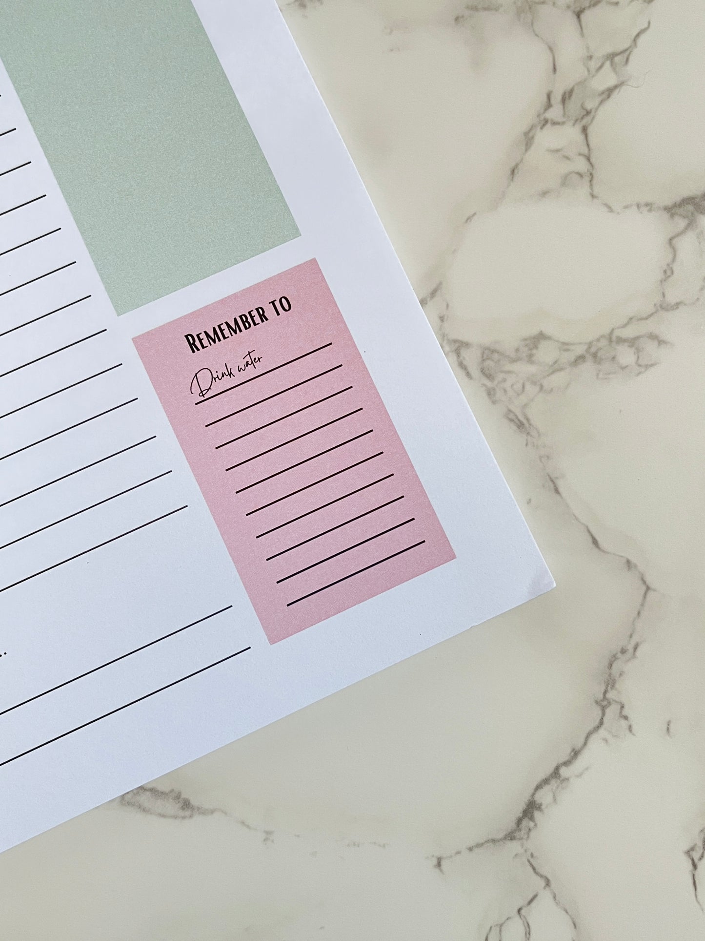 A5 Dusty Rose Daily Notepad