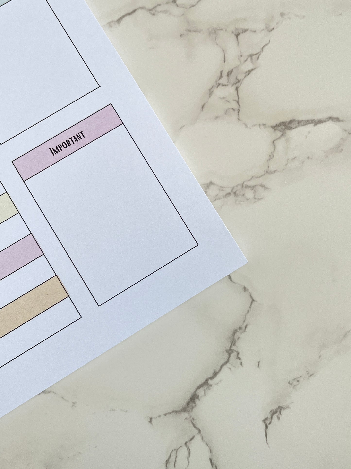 A5 Pastel Daily Planner Notepad