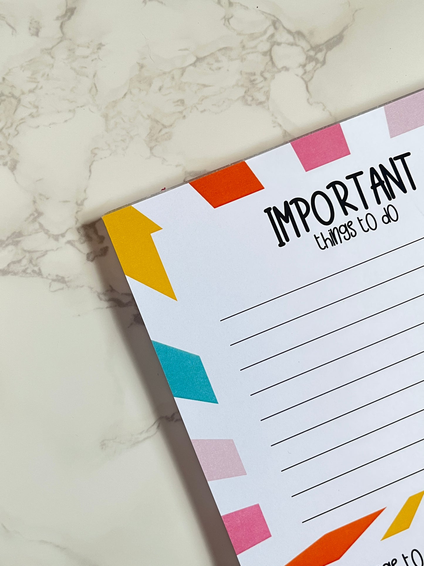 A5 Rainbow Burst Notepad
