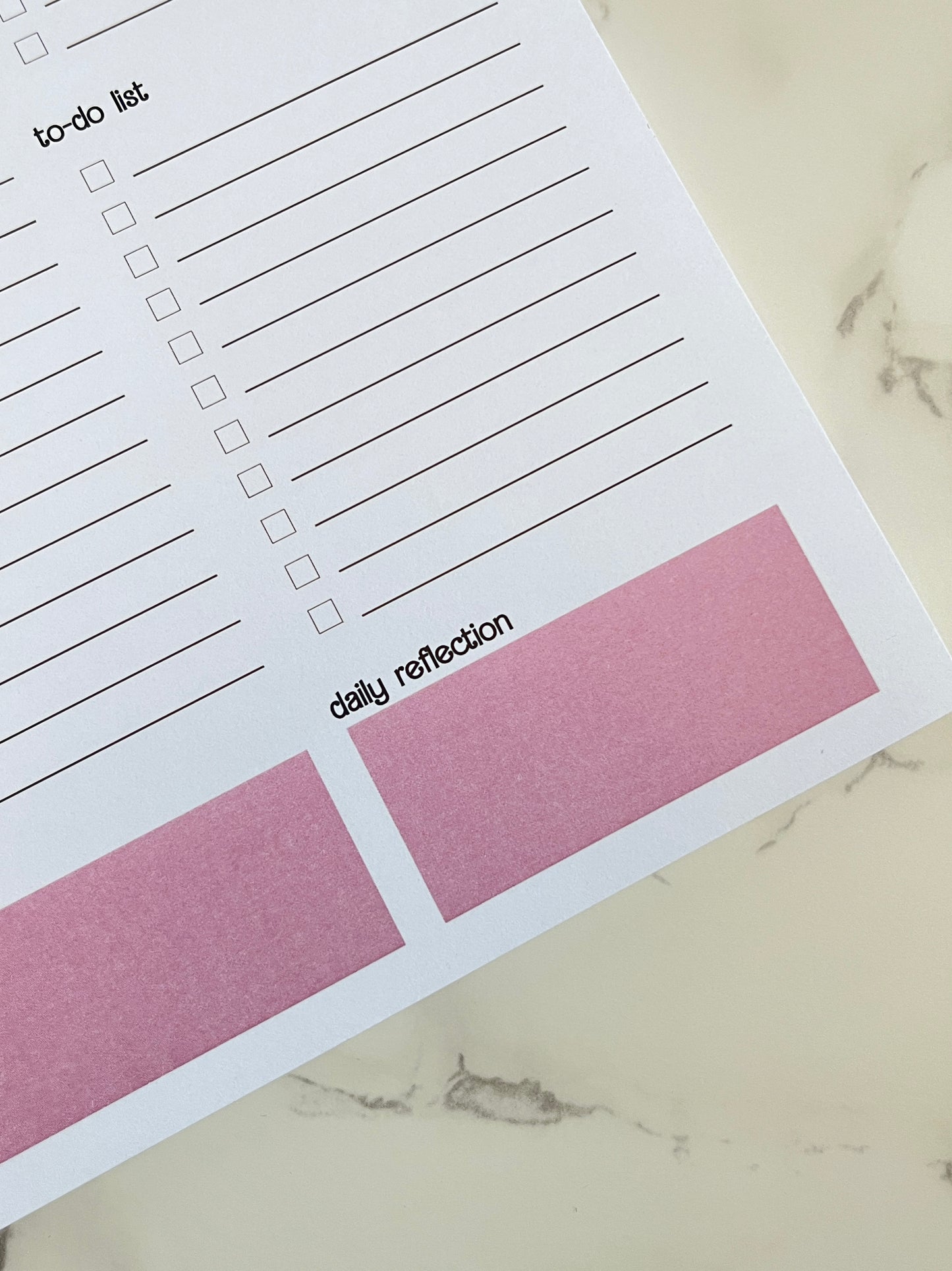 A5 Pink Vibes Productivity Planner Notepad