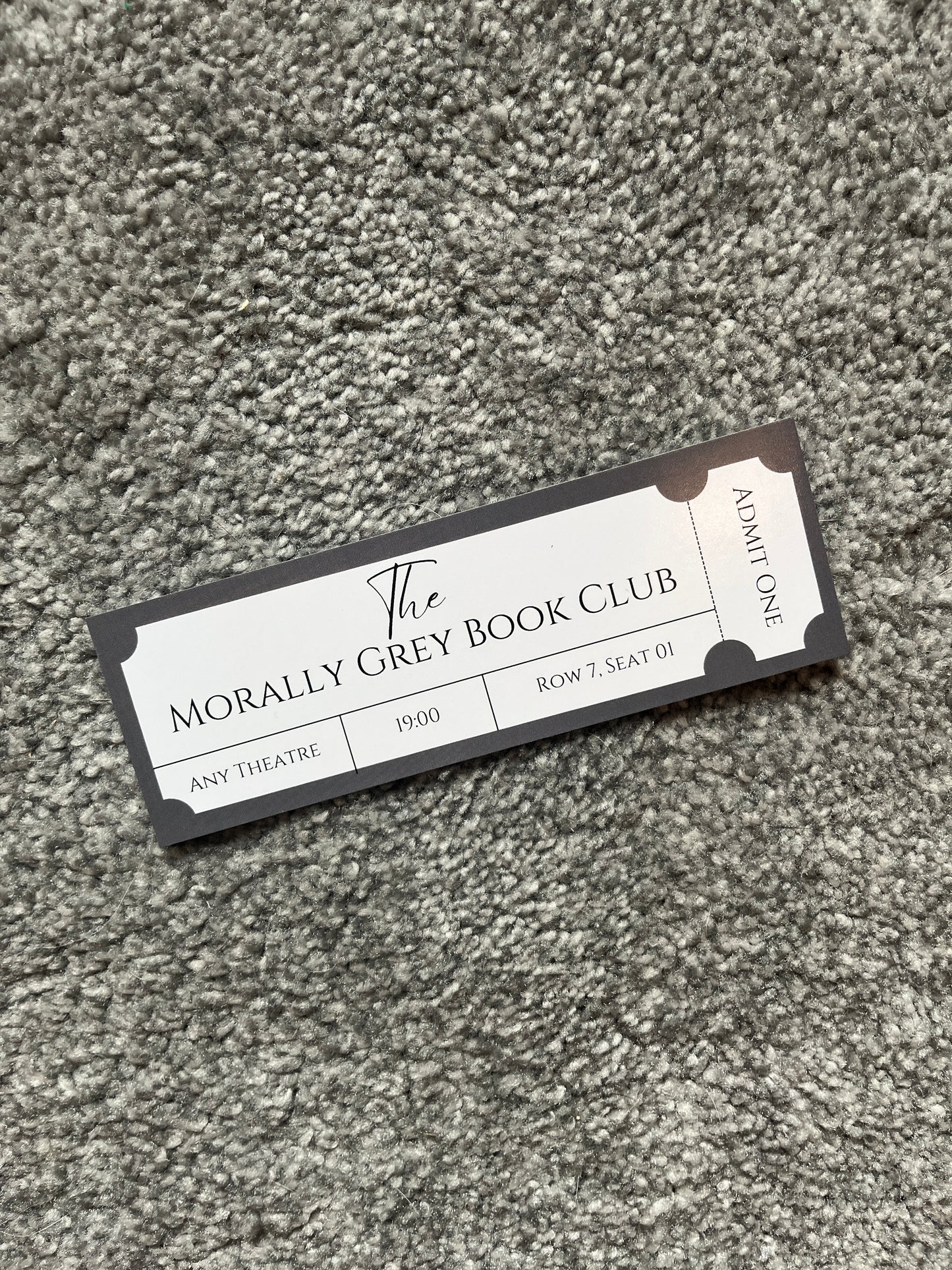 Morally Grey Book Club Bookmark