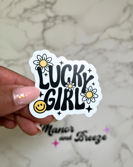 Lucky Girl Sticker