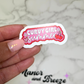 Curvy Girl Summer Sticker