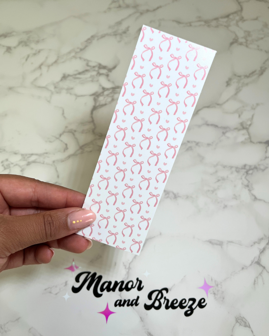 Coquette Pink Bows Bookmark