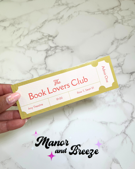 Book Lovers Club Bookmark