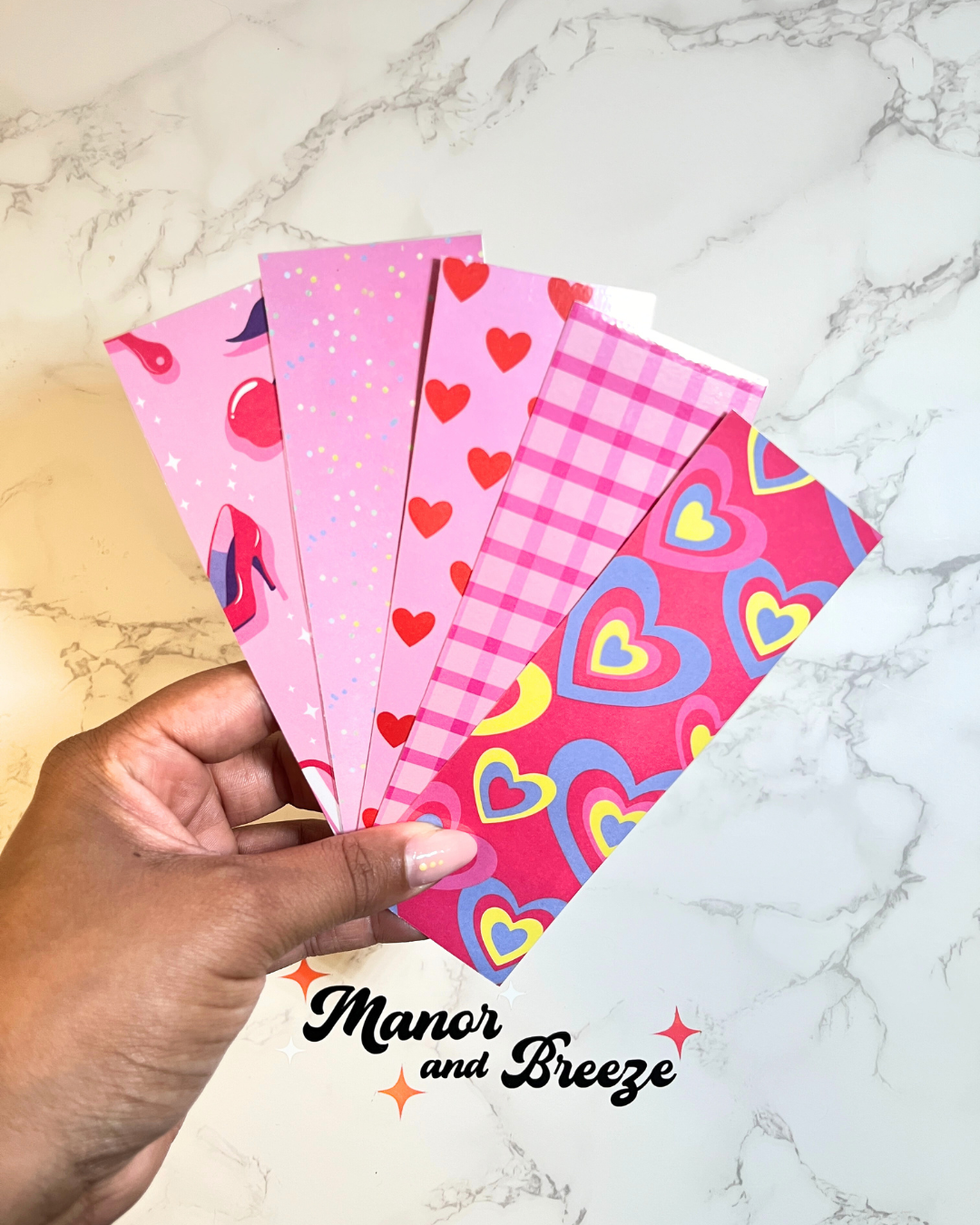 Pink Girlie Bookmark Bundle