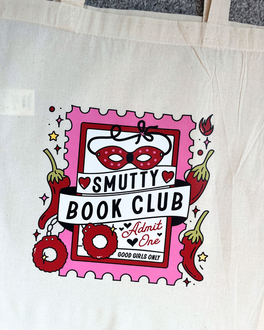 Smutty Book Club Stamp Tote