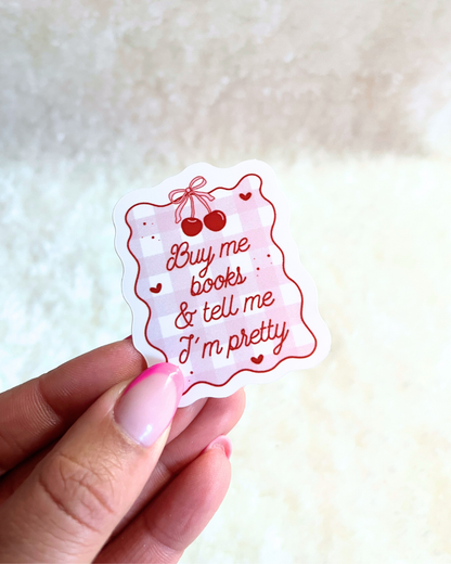 Buy Me Books Sticker