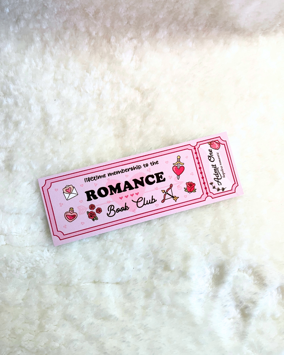 Romance Book Club Bookmark