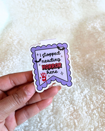 Horror Magnetic Bookmark