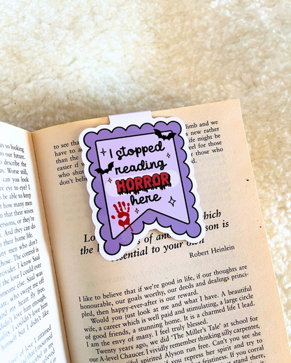Horror Magnetic Bookmark