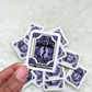 Purple Dragon Book Sticker