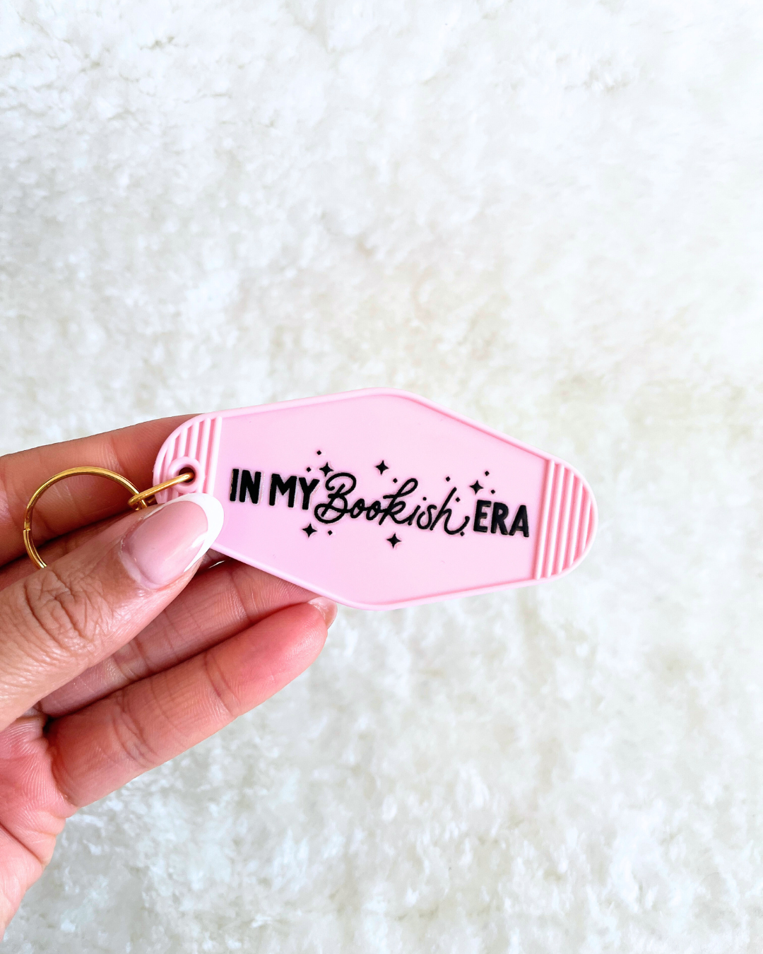 In My Bookish Era Script Keyring