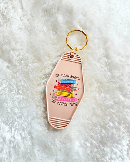 So Many Books Keyring