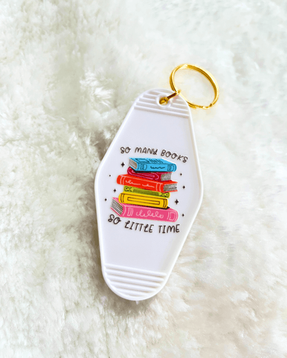 So Many Books Keyring