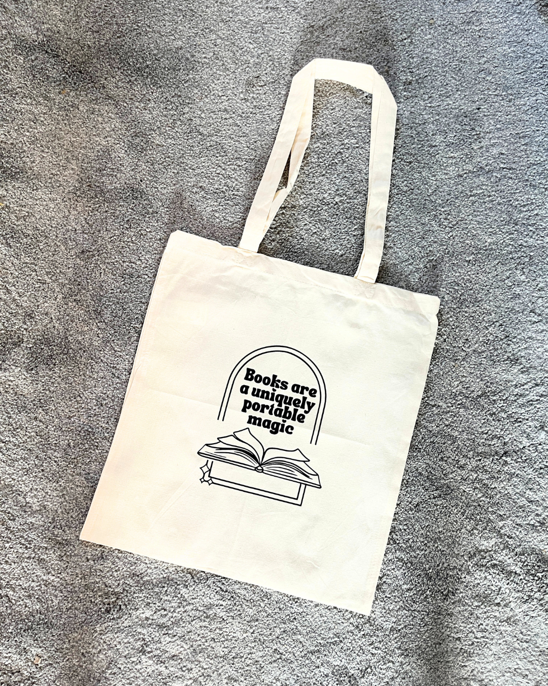 Books Are Portable Magic Tote