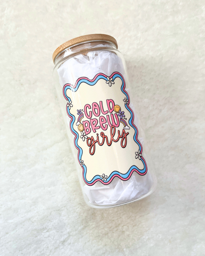 Cold Brew Girly Glass Can