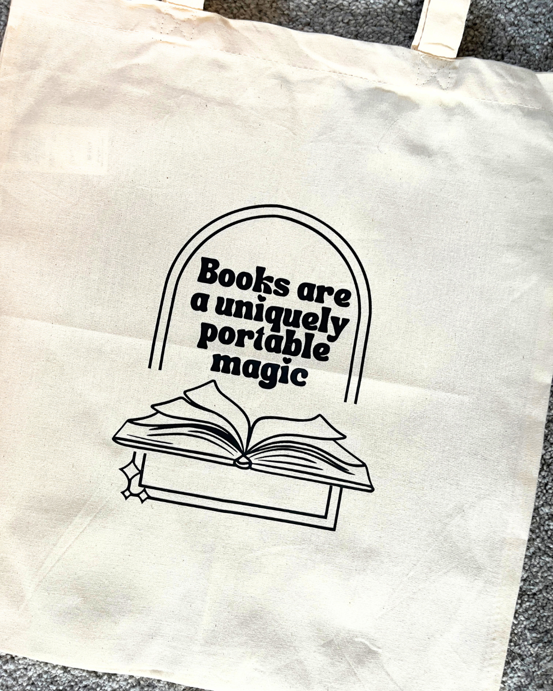 Books Are Portable Magic Tote