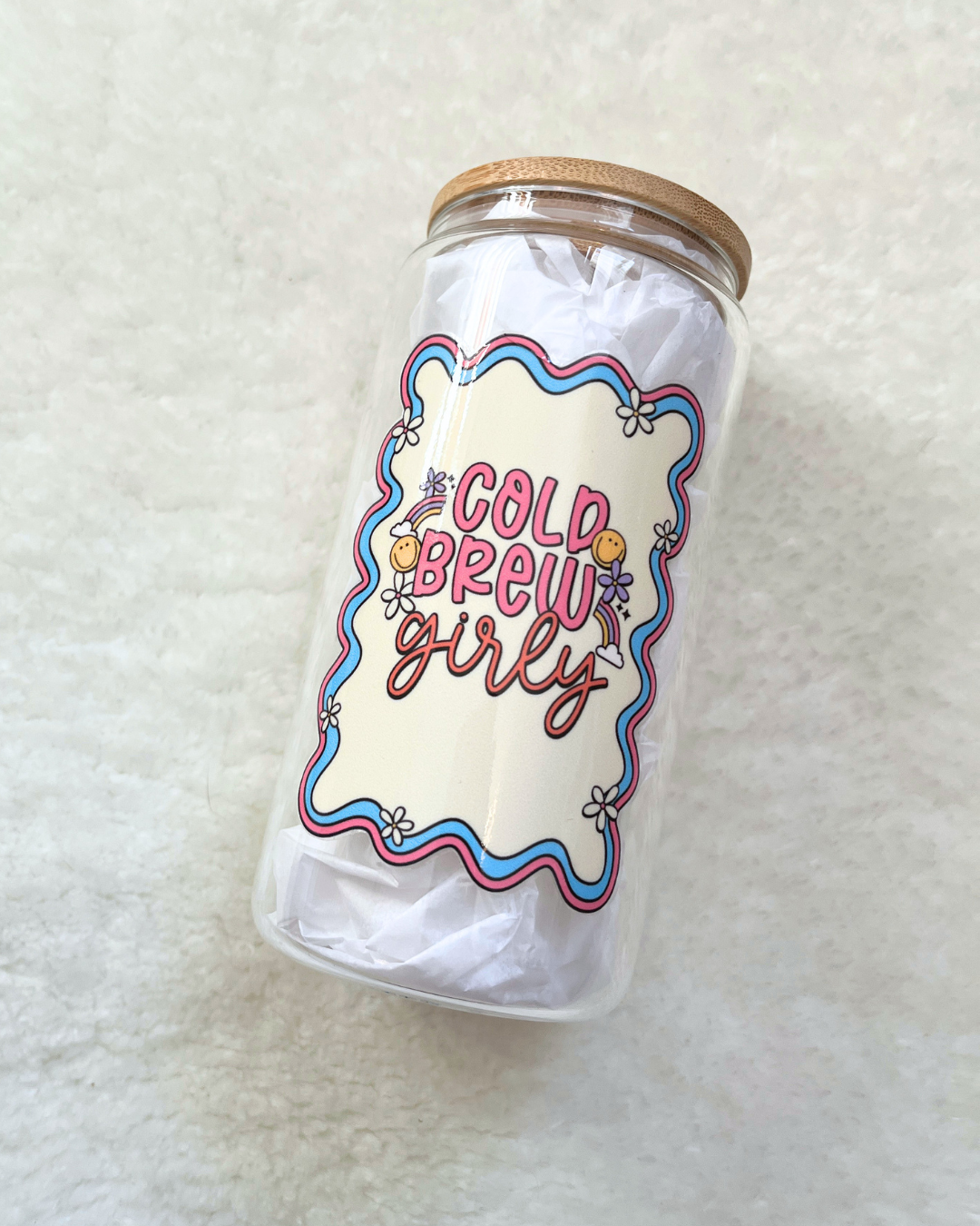 Cold Brew Girly Glass Can