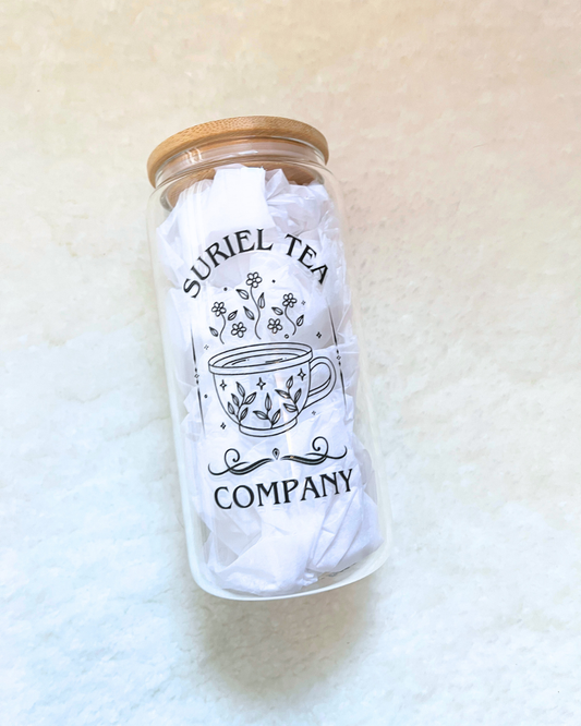 Suriel Tea Company Glass Can