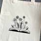 Books and Flowers Tote