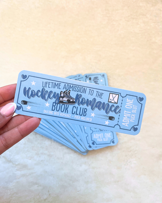 Hockey Romance Book Club Bookmark