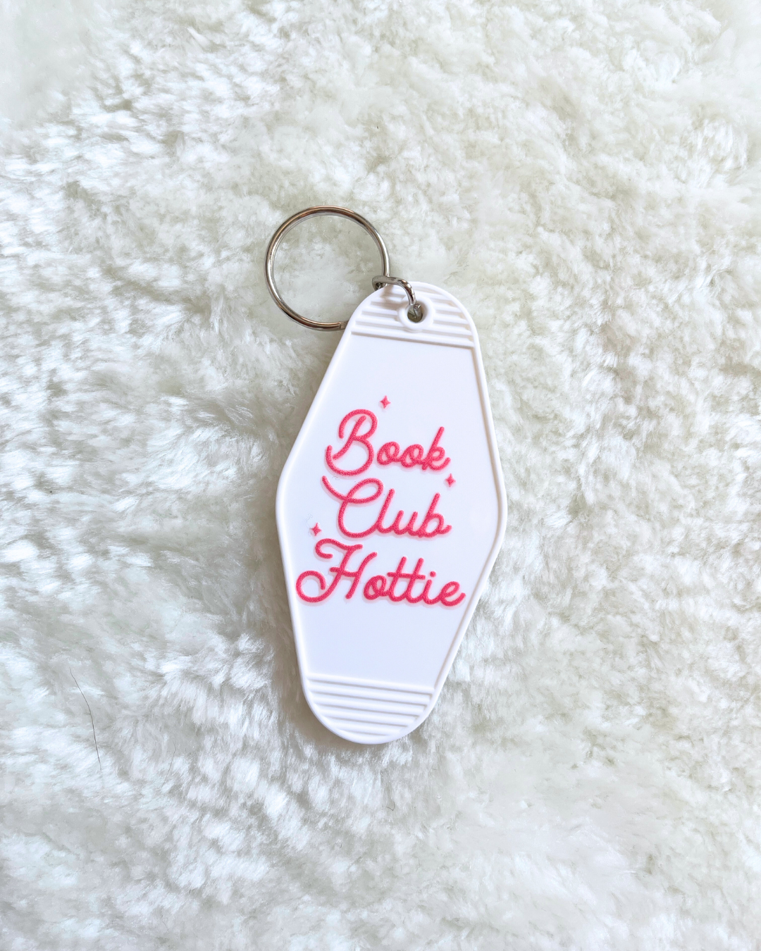 Book Club Hottie Keyring