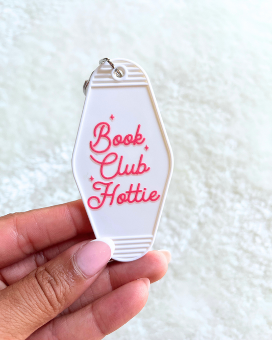 Book Club Hottie Keyring