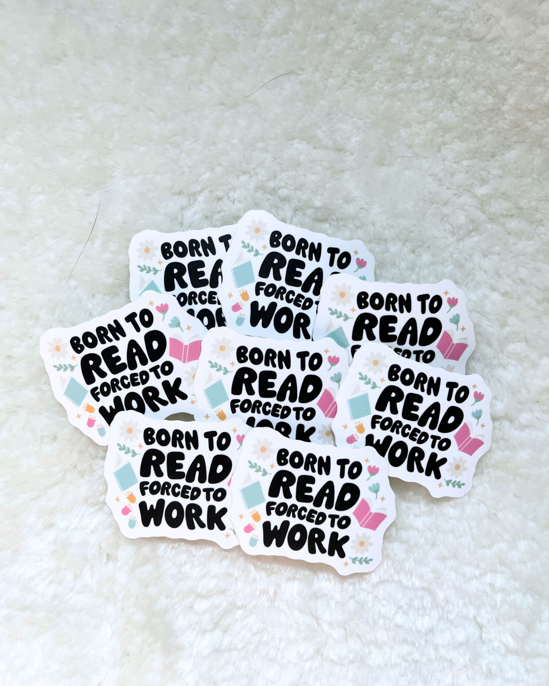 Born To Read Sticker