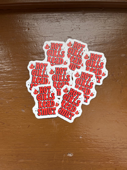 Hot Girls Read Smut Sticker