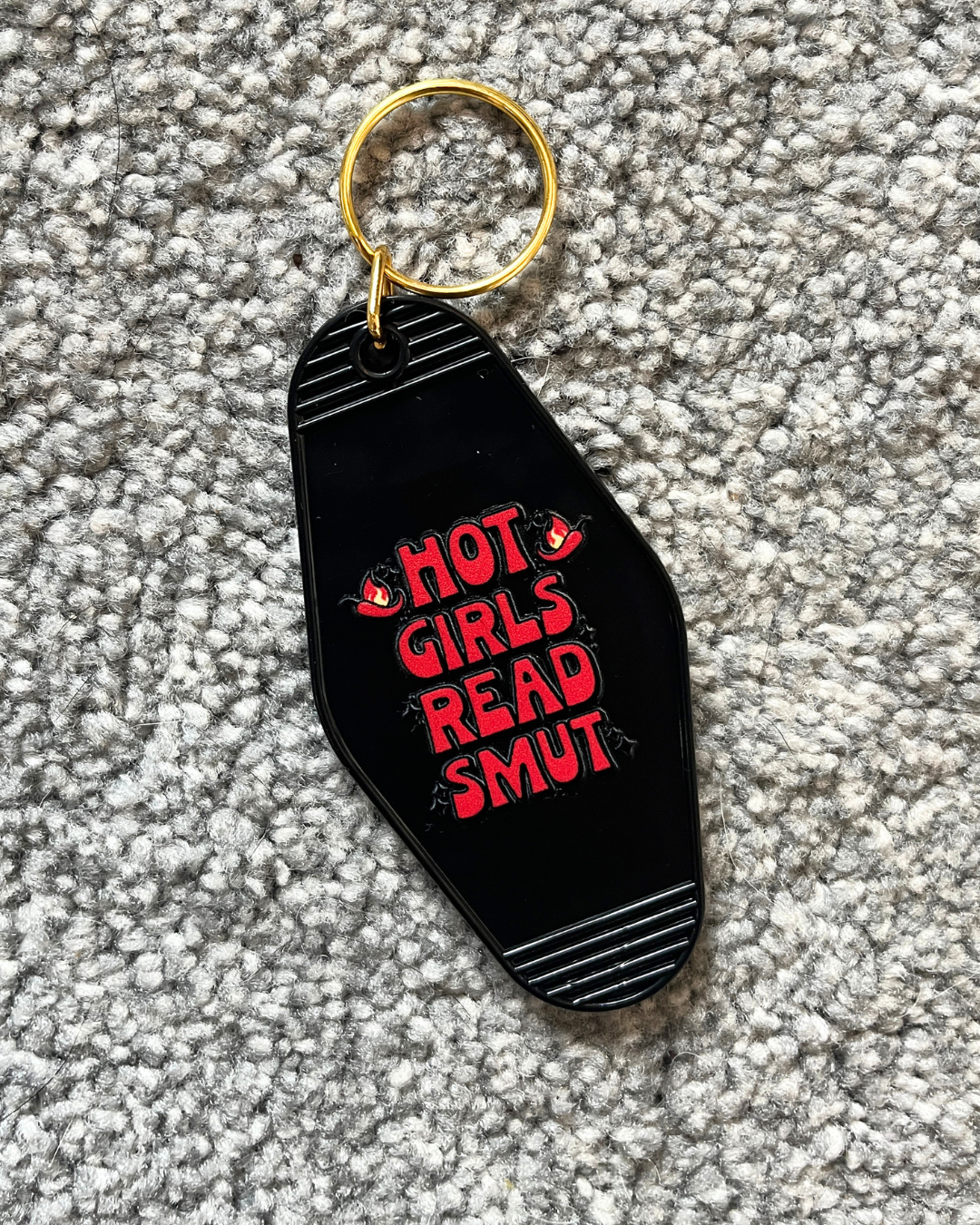 Hot Girls Read Smut Keyring