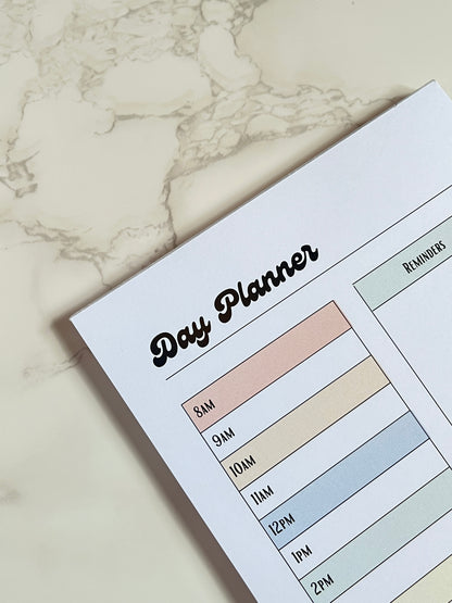 A5 Pastel Daily Planner Notepad