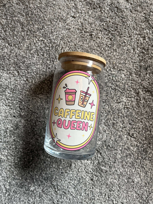 Caffeine Queen Glass Can