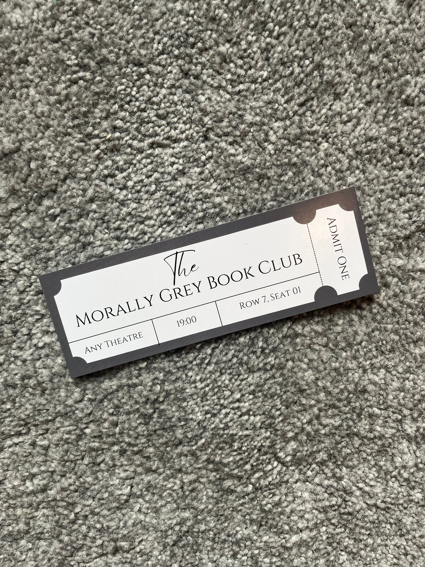 Morally Grey Book Club Bookmark