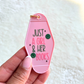 Just A Girl and Her Books Keyring