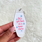 Lost in a Bookstore Keyring