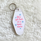 Lost in a Bookstore Keyring