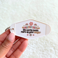 Drive Safe Keyring