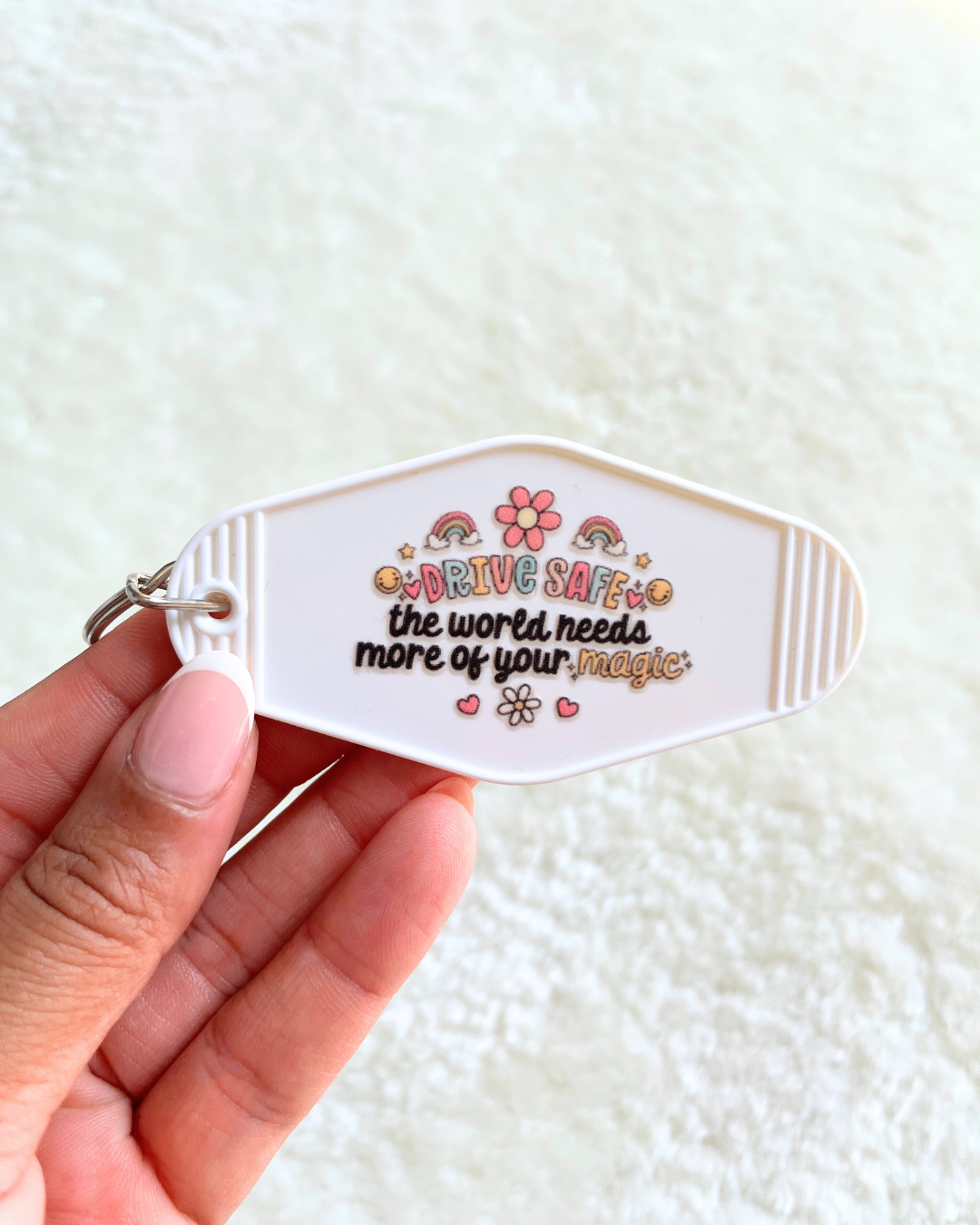 Drive Safe Keyring