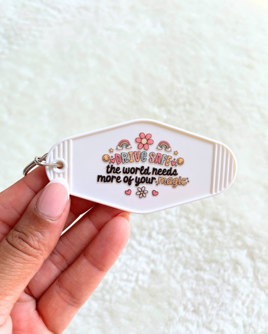 Drive Safe Keyring