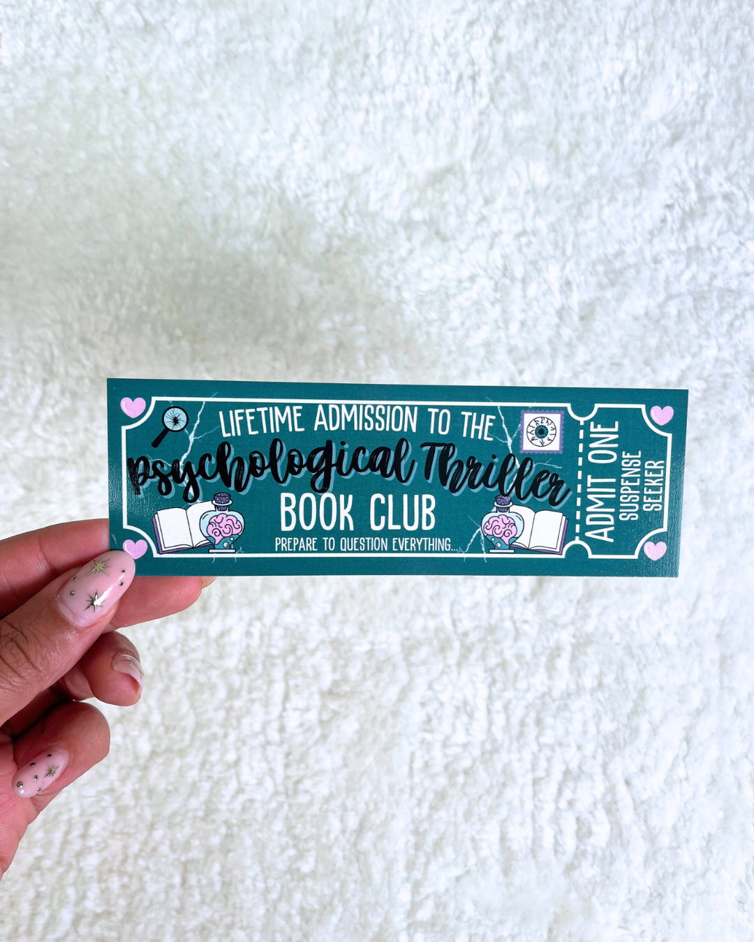 Psychological Thriller Bookmark