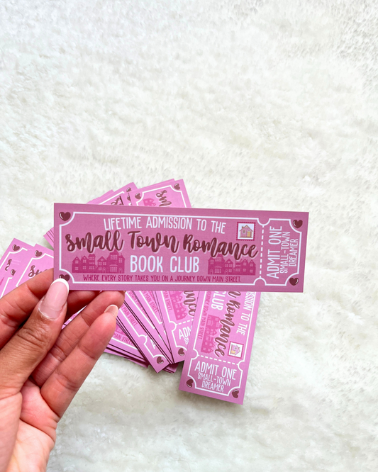 Small Town Romance Bookmark