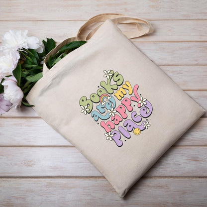 Books Are My Happy Place Tote